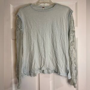 Free People Billy Jean Twofer Lace Top